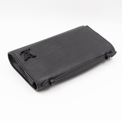 Clery Clutch Epi Leather Black