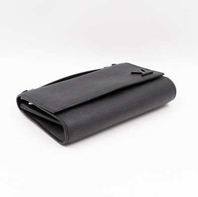 Clery Clutch Epi Leather Black