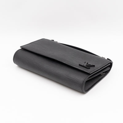 Clery Clutch Epi Leather Black