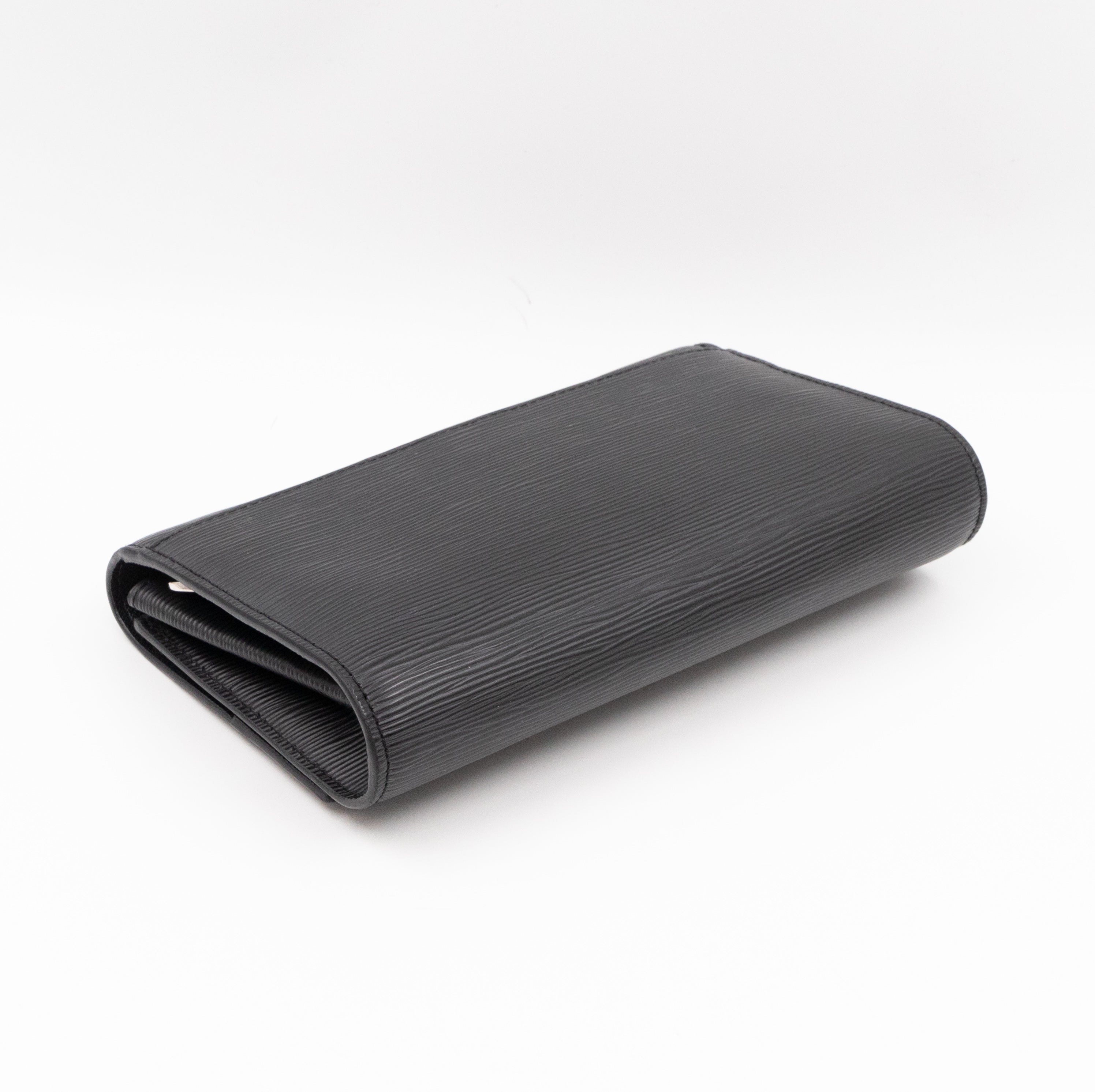 Clery Clutch Epi Leather Black