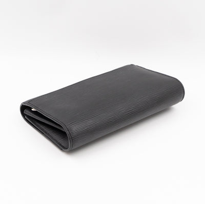Clery Clutch Epi Leather Black
