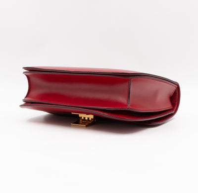 Classic Box Medium Red Leather