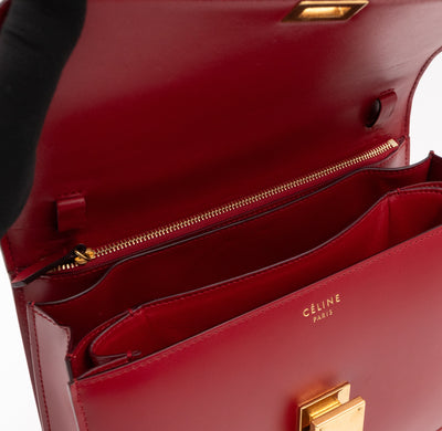 Classic Box Medium Red Leather