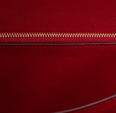 Classic Box Medium Red Leather