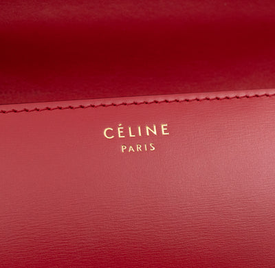Classic Box Medium Red Leather
