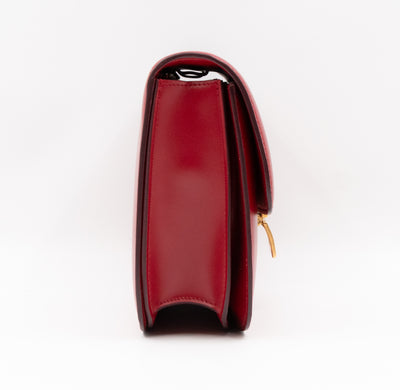 Classic Box Medium Red Leather