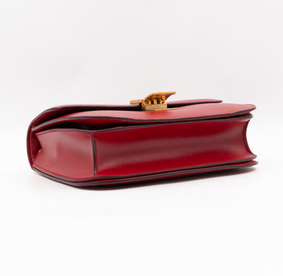 Classic Box Medium Red Leather