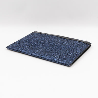 Folio Clutch Blue Glitter