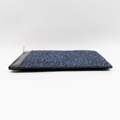 Folio Clutch Blue Glitter