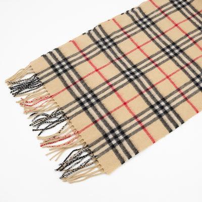 Vintage Cashmere Scarf House Check