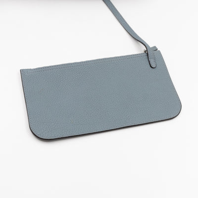 Jackie Large Hobo Bag Smoke Blue Leather