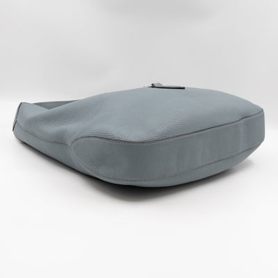 Jackie Large Hobo Bag Smoke Blue Leather