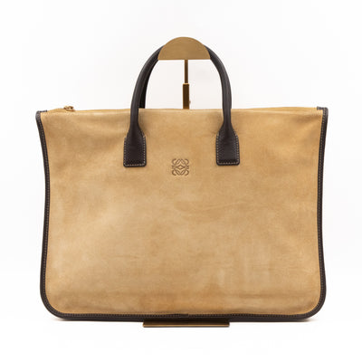 Loewe Classic Amazona Briefcase Suede