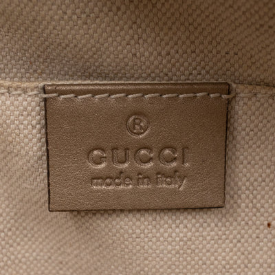Sunshine Disco Crossbody Bag Micro Guccissima Champagne