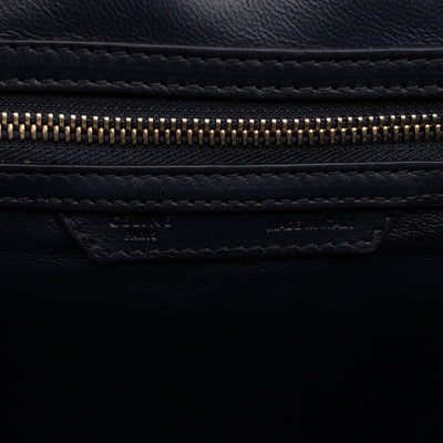 Mini Luggage Dark Blue Leather