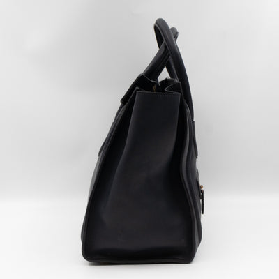 Mini Luggage Dark Blue Leather