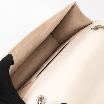 Studded Medium Betty Bag White Leather