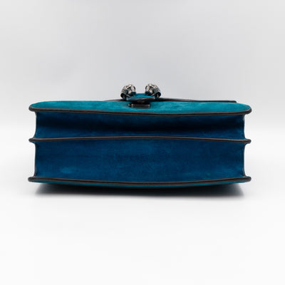 Dionysus Medium Blue Suede
