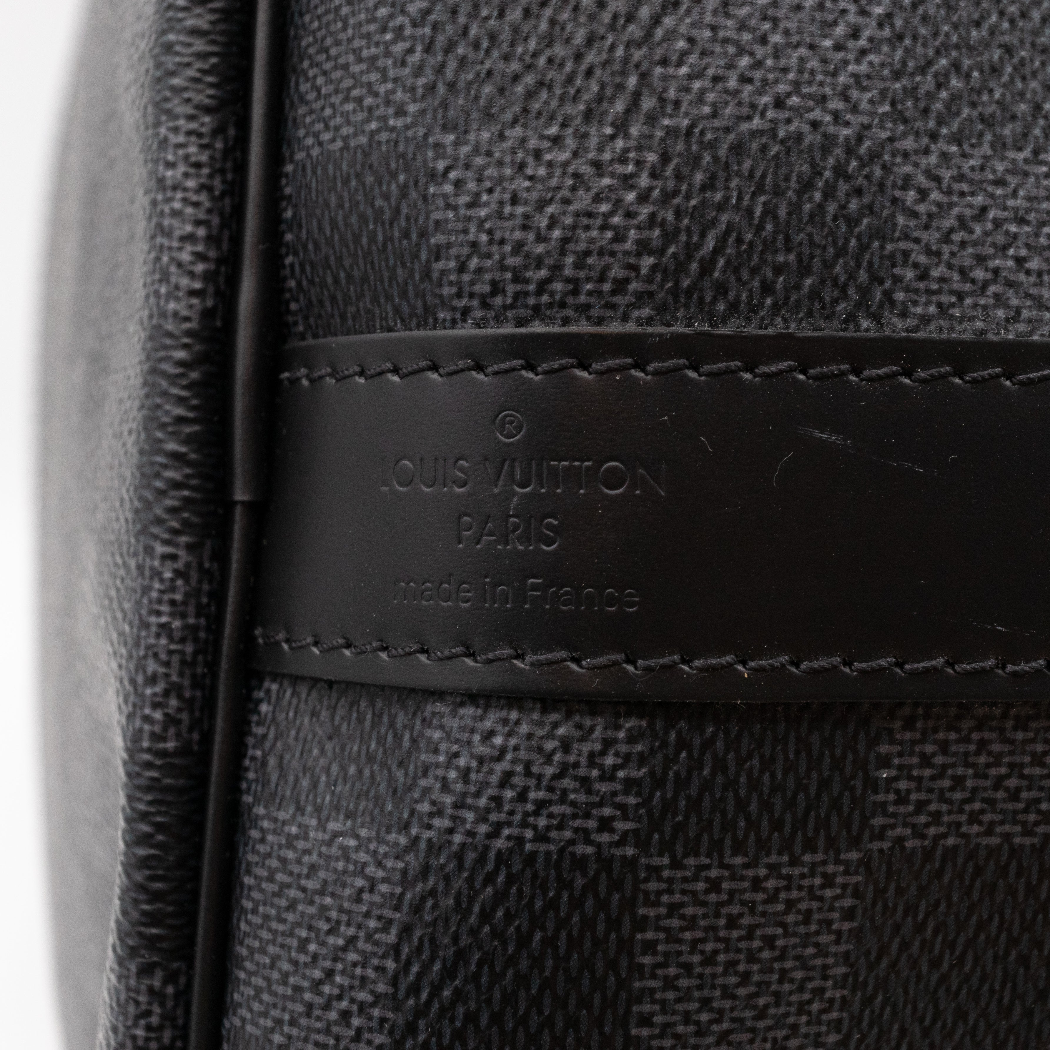 Keepall 45 Bandouliere Damier Graphite