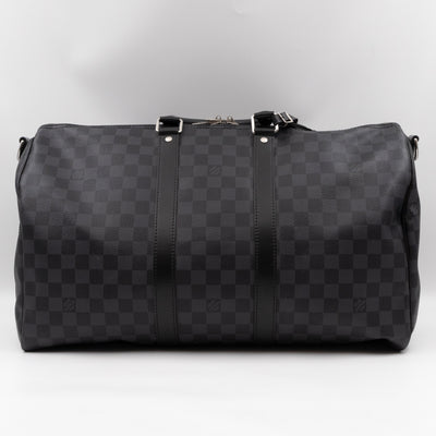 Keepall 45 Bandouliere Damier Graphite