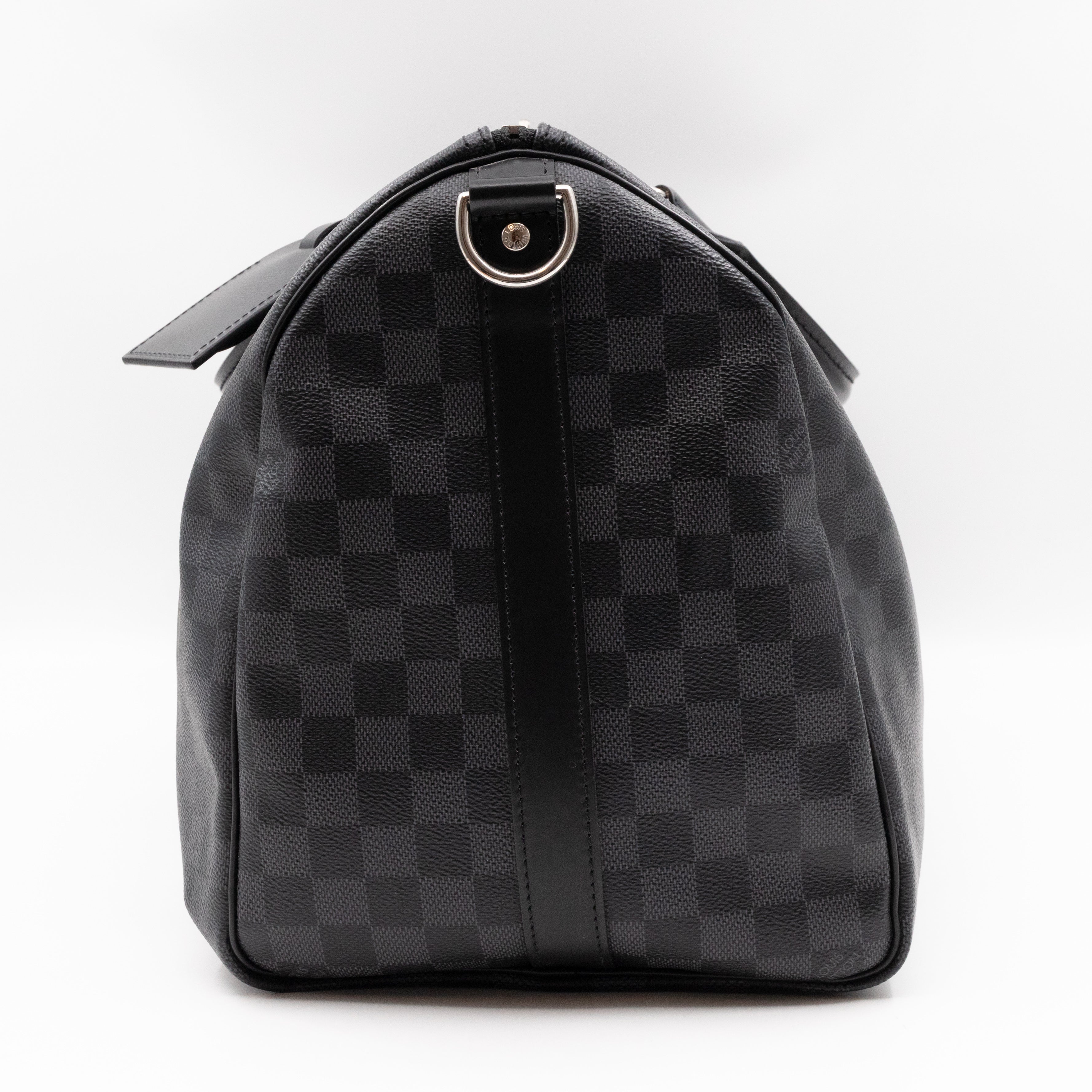 Keepall 45 Bandouliere Damier Graphite