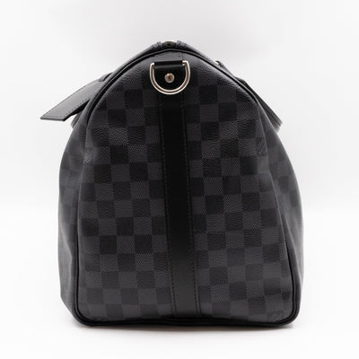 Keepall 45 Bandouliere Damier Graphite