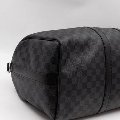 Keepall 45 Bandouliere Damier Graphite