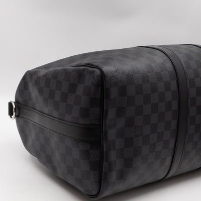 Keepall 45 Bandouliere Damier Graphite