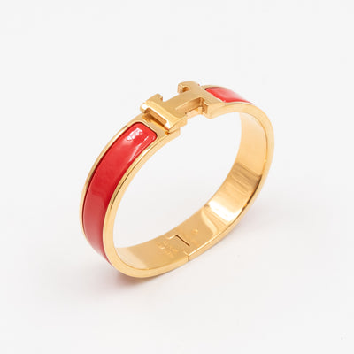 Clic H Bracelet PM Red Gold