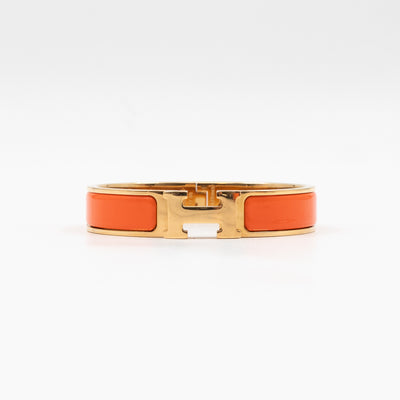 Clic H Bracelet PM  Orange Gold