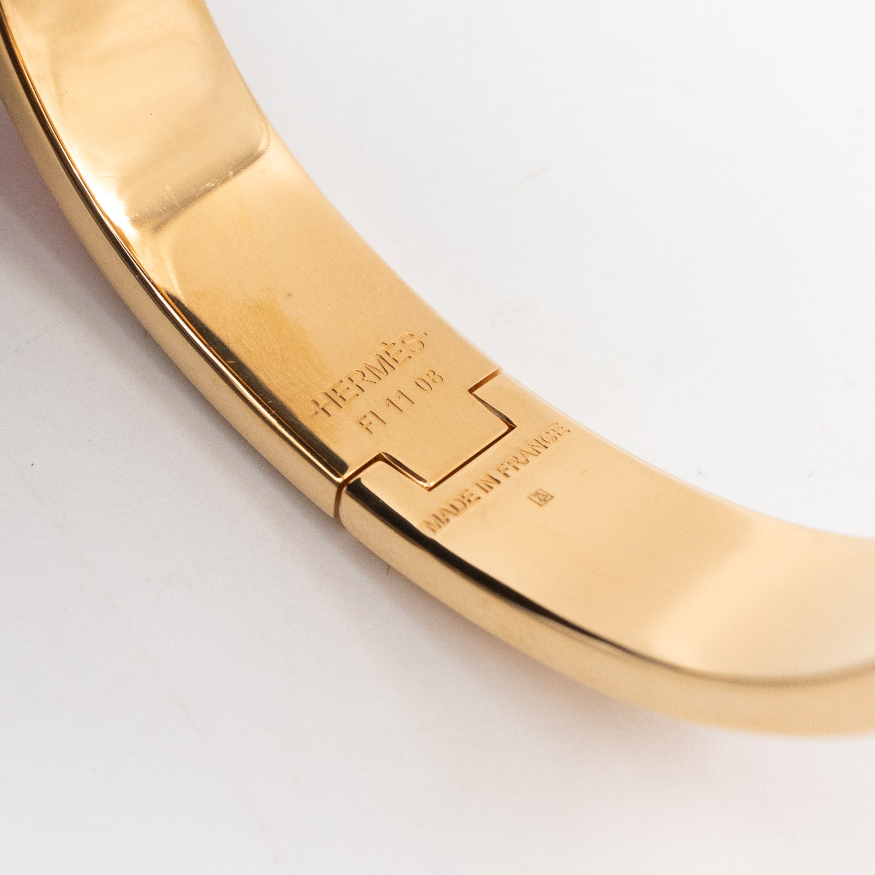 Clic H Bracelet PM  Orange Gold