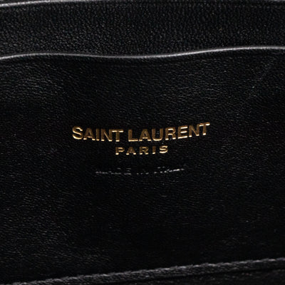 Lou Mini Camera Bag Black Grained Leather