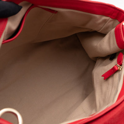 Alexa Smooth Pinkish Red Leather