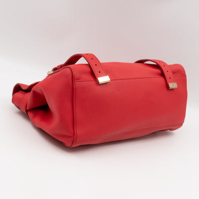 Alexa Smooth Pinkish Red Leather