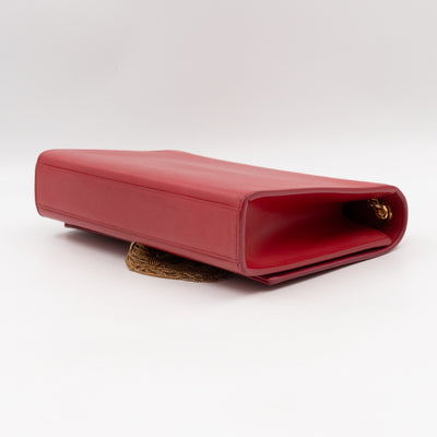 Kate Medium Tassel Red Leather