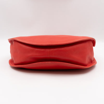 Diorita Hobo Bag Vermillion Orange Leather