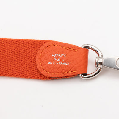Evelyne 16 Mini Feu Orange Leather