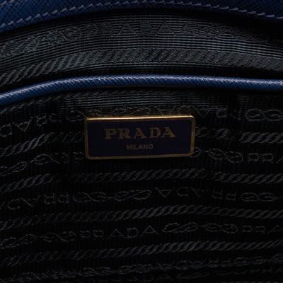 Galleria Tote Bag Blue Saffiano