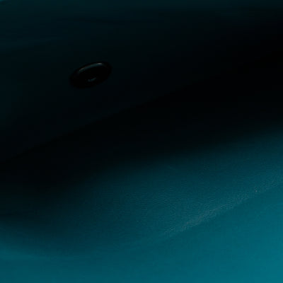 Classic Double Flap Jumbo Turquoise Lambskin Silver