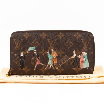 Zippy Wallet Monogram Illustre