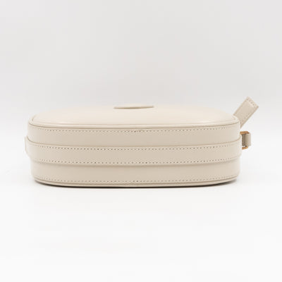 Le 61 Camera Bag White Calfskin Leather