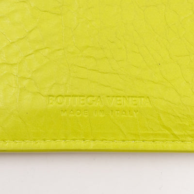 Cassette Credit Card Case Sherbet Intrecciato Leather
