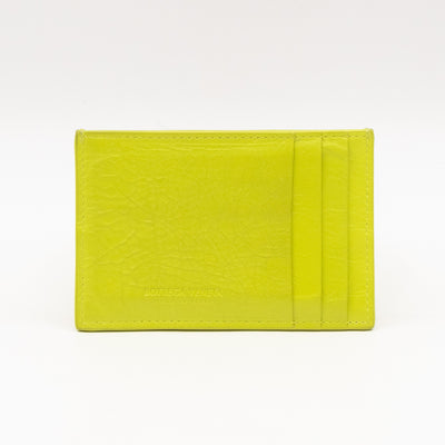 Cassette Credit Card Case Sherbet Intrecciato Leather