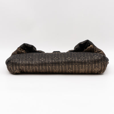 Altair Pochette Monogram Jacquard Black Gold