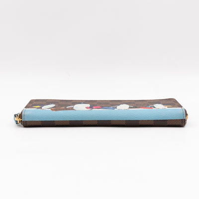 Clemence Wallet Damier Ebene Penguins