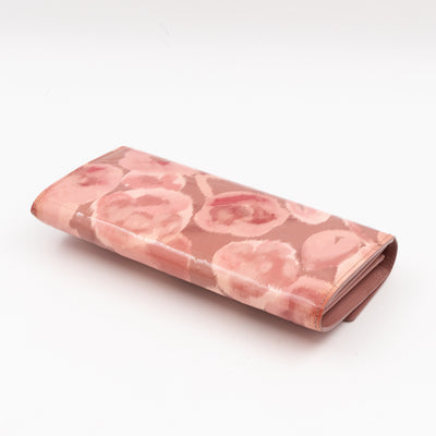 Sarah Wallet Monogram Rose Velours Vernis Ikat
