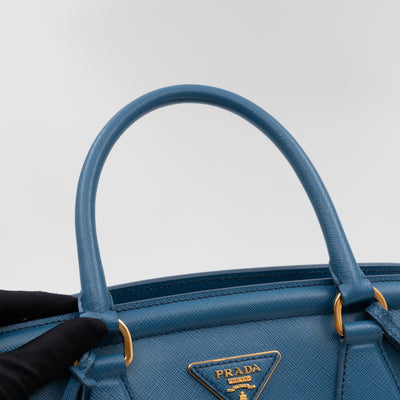 Parabole Tote Gobalt Blue Saffiano Lux Leather