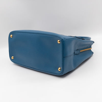 Parabole Tote Gobalt Blue Saffiano Lux Leather