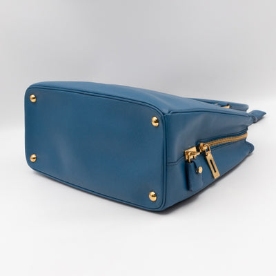 Parabole Tote Gobalt Blue Saffiano Lux Leather