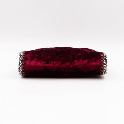 Falabella Fold Over Tote Tiny Red Velvet